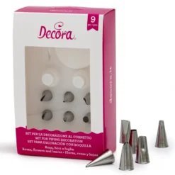 Set de Boquillas para Rosas, Flores y Hojas 9 Piezas
