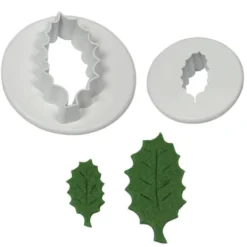 Set de 2 Cortadores Hoja de Acebo