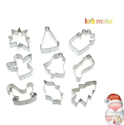 Set de 9 cortadores Santa Claus Kitchen Craft