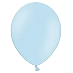 Set de 50 globos de látex Azul Bebé Pastel 30 cm
