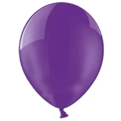 Set de 100 Globos de Látex Violeta Cristal 30 cm