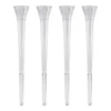 Set de 4 pilares con Apariencia de Cristal