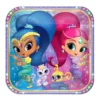 Set de 8 Platos Shimmer y Shine 23 cm