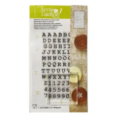 Set de Sellos Decorativos Alimentarios Letras y Números