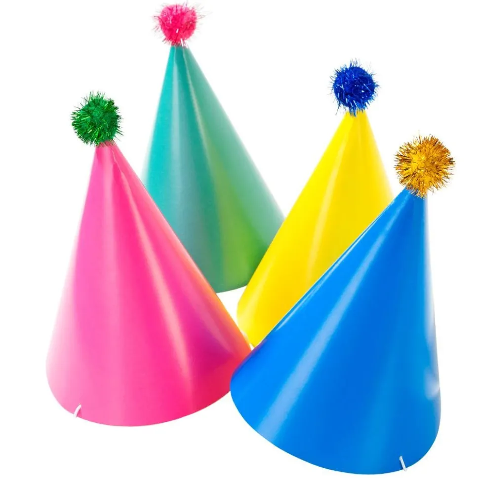 Set de 4 Sombreros Brillantes para Fiestas