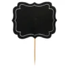 Set de 24 Toppers para Dulces Estilo Pizarra