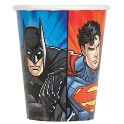 Set de 8 Vasos Liga de la Justicia