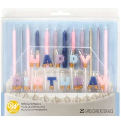 Set de 25 Velas Modelo Nostalgia