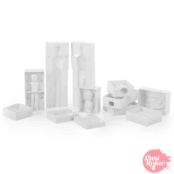 Set Moldes Figuras 3D - Familia