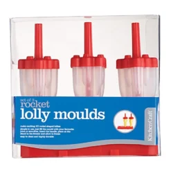 Set 3 moldes para Helado Cohete