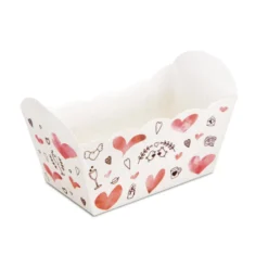 Set 10 Moldes Rectangulares para Mini Pasteles sweet Love