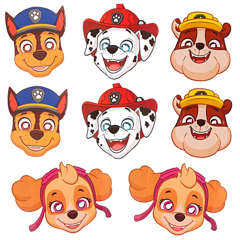 Set 8 Máscaras Patrulla Canina