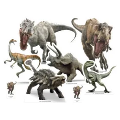 Set para decoración de Mesas Dulces Jurassic World 8 uds