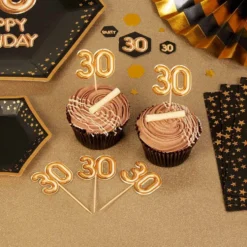 Set 20 Toppers 30 Años Oro