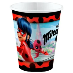 Set 8 Vasos Ladybug Modelo B