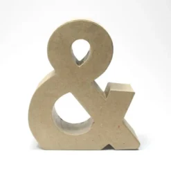 Símbolo & de Cartón 17cm