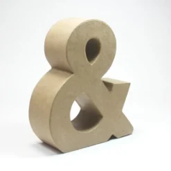 Símbolo & de Cartón 17cm