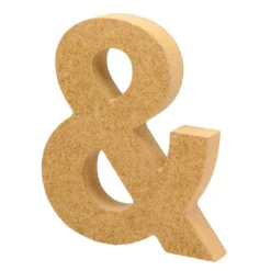 Símbolo de madera & (et) 12cm