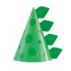Sombreros de Papel Dinosaurio Azul y Verde 8 ud