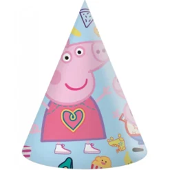 Sombreros Peppa Pig 6 ud
