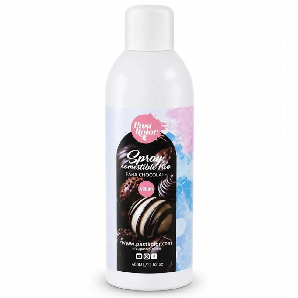 Spray Comestible Frio para Chocolate 400 ml - Pastkolor