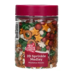 Sprinkles 3D Mistletoe Kisses 70 gr - Funcakes