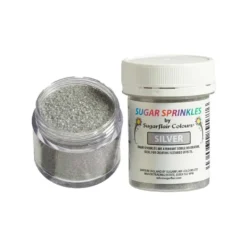 Sprinkles de Azúcar Plata 40 gr - Sugarflair