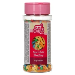 Sprinkles Confeti Alfabeto 65 gr - Funcakes
