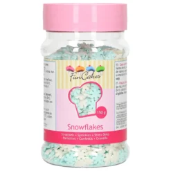 Sprinkles Copos de Nieve de Azúcar 150 gr - FunCakes