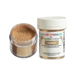 Sprinkles de Azúcar Dorados 40 gr - Sugarflair