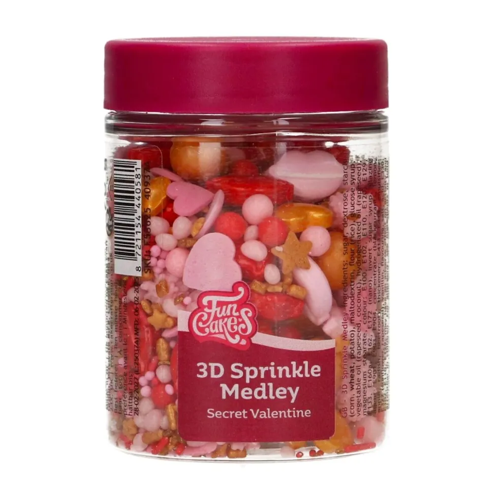 Sprinkles 3D Funcakes - Secret Valentine (70 G)