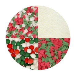Sprinkles 4 en 1 - Mix Traditional Navidad - Wilton