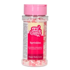 Sprinkles Funcakes Sugar Dots Love 80 gr - Funcakes