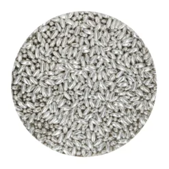 Sprinkles Granos de Arroz Plata Metalizado 80 gr - Funcakes