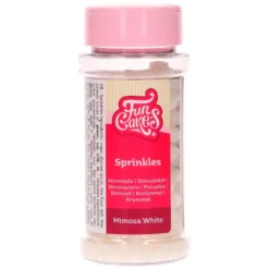 Sprinkles Mimosa Blanco 45 gr - FunCakes