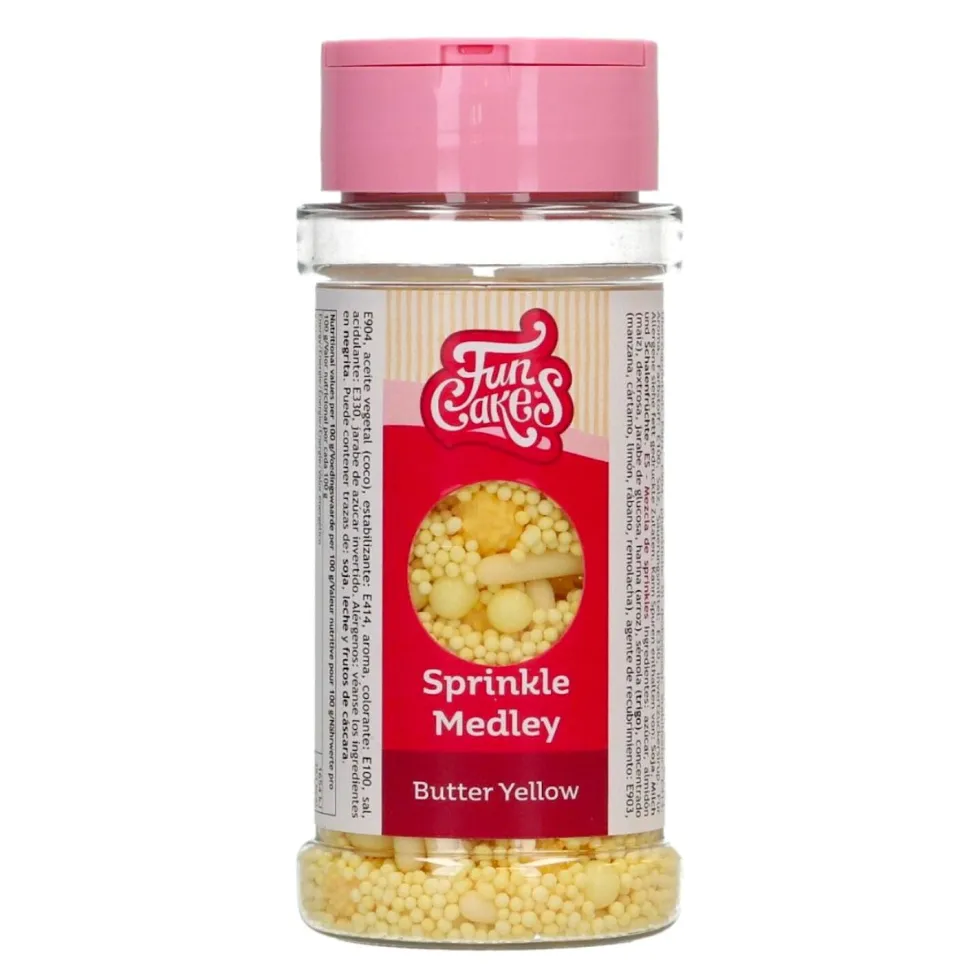 Sprinkles Mix Amarillo 70 gr - Funcakes