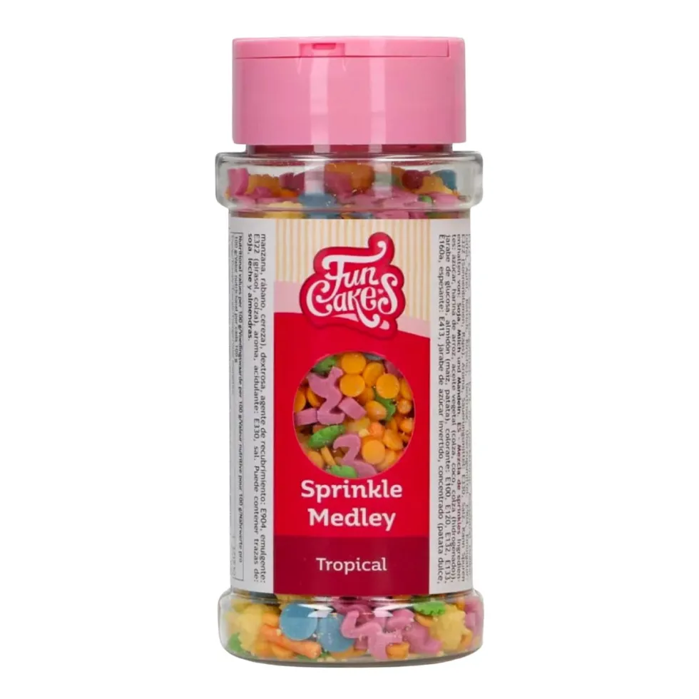 Sprinkles Mix Tropical 60 gr - Funcakes