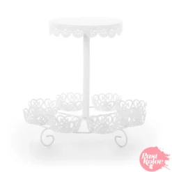 Stand para cupcakes blanco acuario 8 cavidades