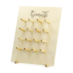 Stand para Donuts Madera Natural