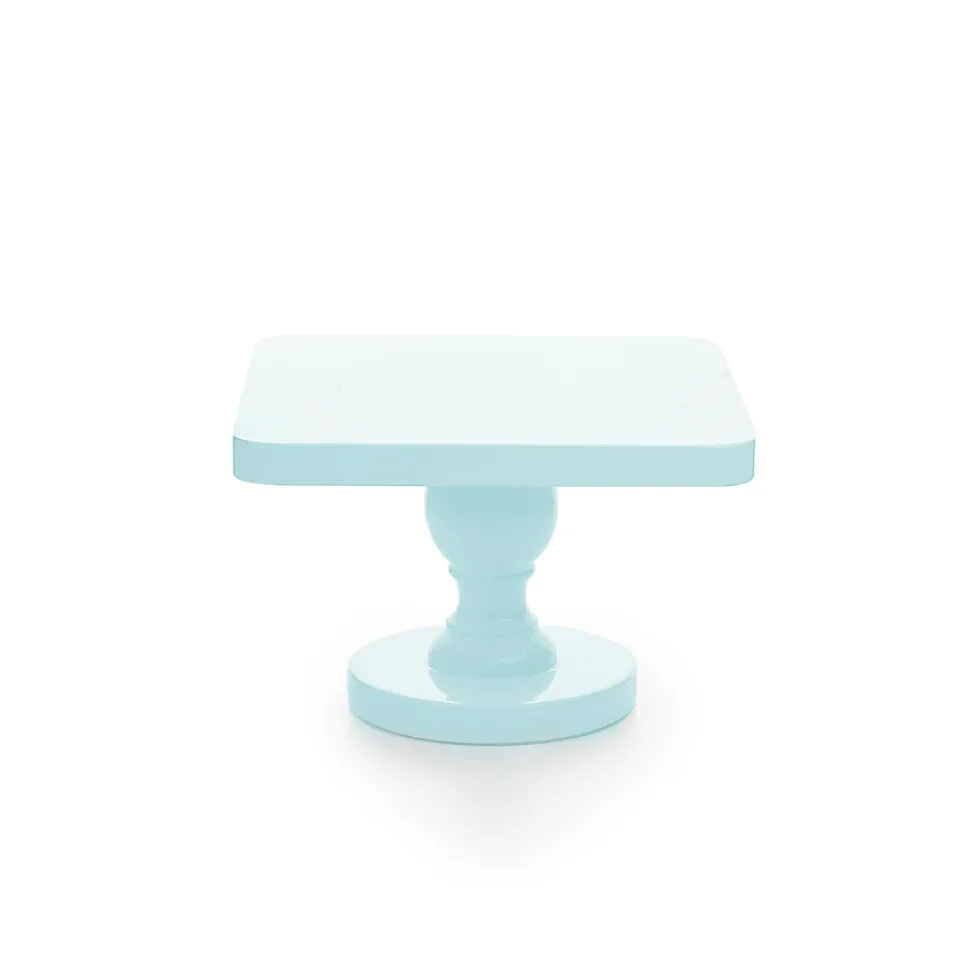 Stand para Tarta Candy Cuadrado Azul 20 cm