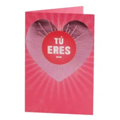 Tarjeta de Felicitación Corazón Modelo A