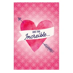 Tarjeta de Felicitación Corazón Modelo F