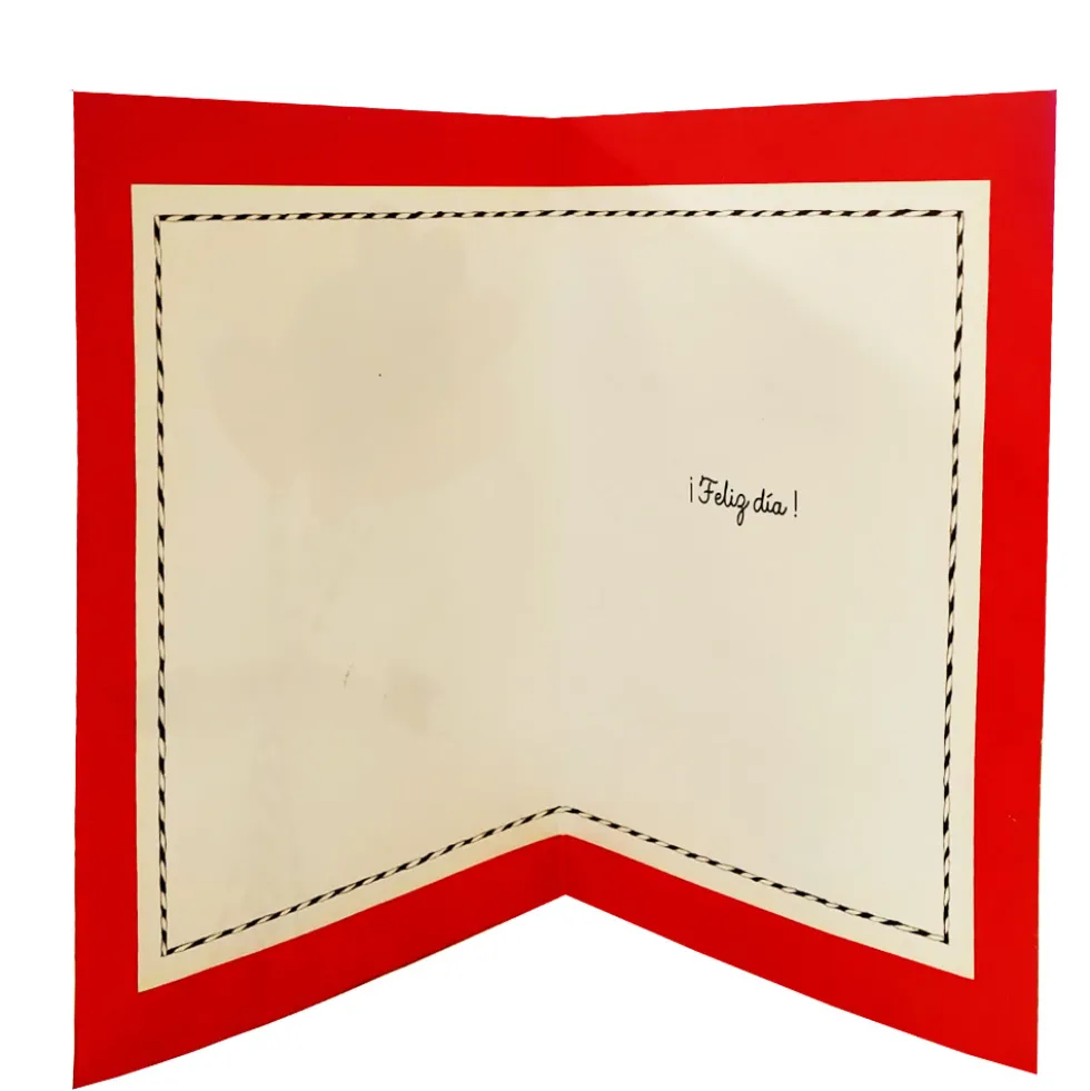 Tarjeta de Felicitación Corazón Modelo E