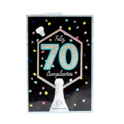 Tarjeta de Felicitación 70 Cumpleaños Modelo A