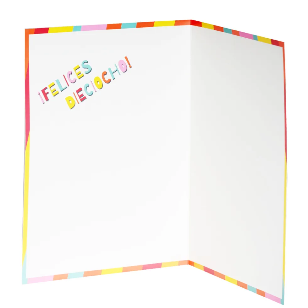 Tarjeta de Felicitación Gigante 18 Cumpleaños