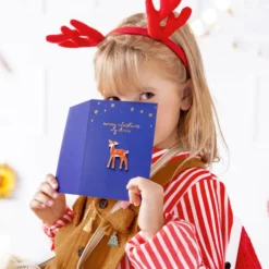 Tarjeta de Felicitación Navidad con Pin