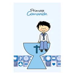 Tarjeta de Felicitación Primera Comunión Modelo K
