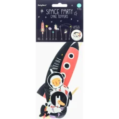 Topper para Tarta Aventura Espacial 7 ud - Partydeco