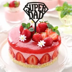 Topper para Tarta Súper Dad 15 cm