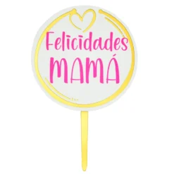 Topper para Tarta Felicidades Mamá